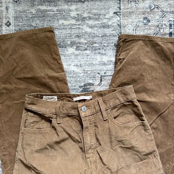 Levis baggy dad brown corduroy pants size 25 🤎 - Picture 8 of 16